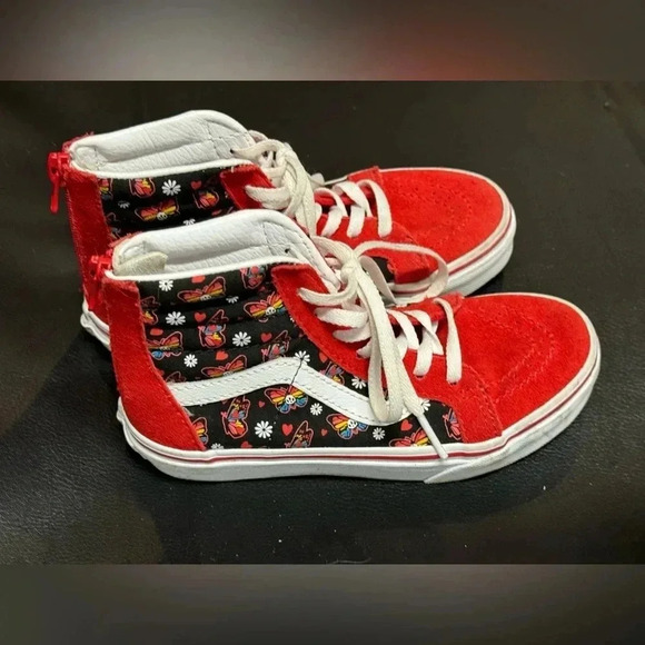 Vans Kids Sk8-Hi Zip Glow Butterfly SZ 13 - Picture 11 of 11